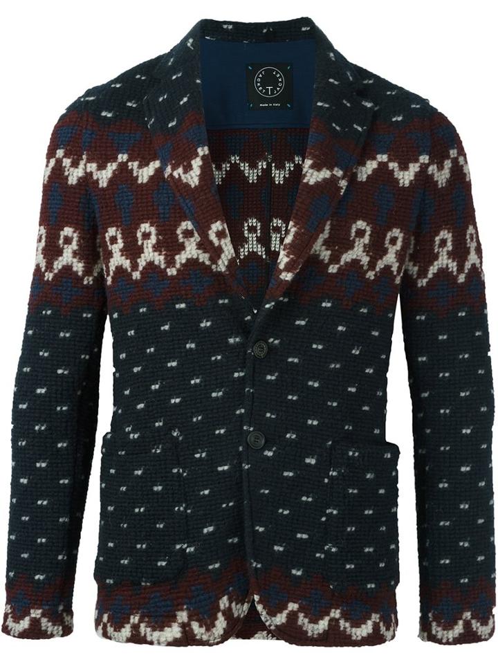 Tonello Ethnic Patterned Blazer