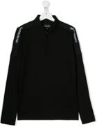 Emporio Armani Kids Teen Piqué Polo Shirt - Black