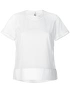 Comme Des Garçons Noir Kei Ninomiya Short-sleeve Flared Top - White