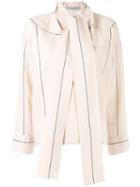 Palmer / Harding Levelled Striped Shirt - Neutrals