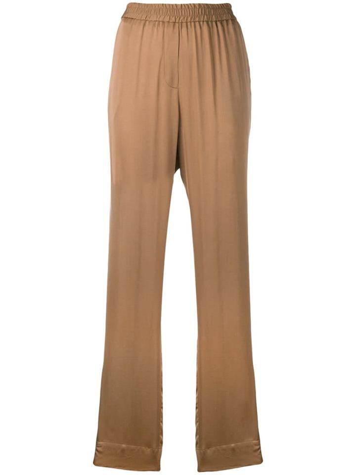 Fabiana Filippi Elastic Waist Trousers - Brown