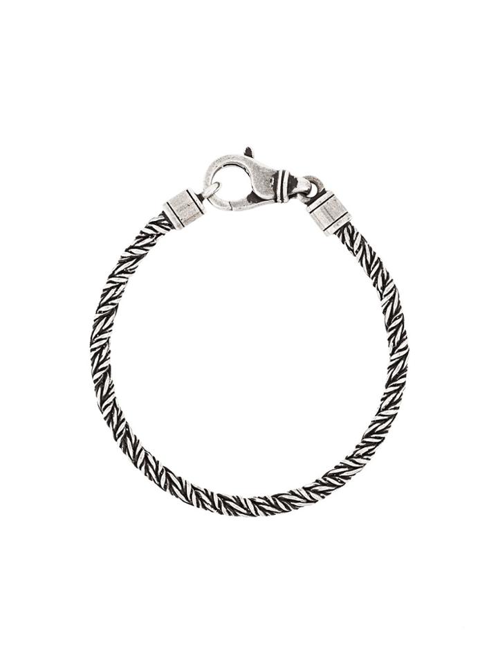 Andrea D'amico Twisted Design Bracelet - Metallic