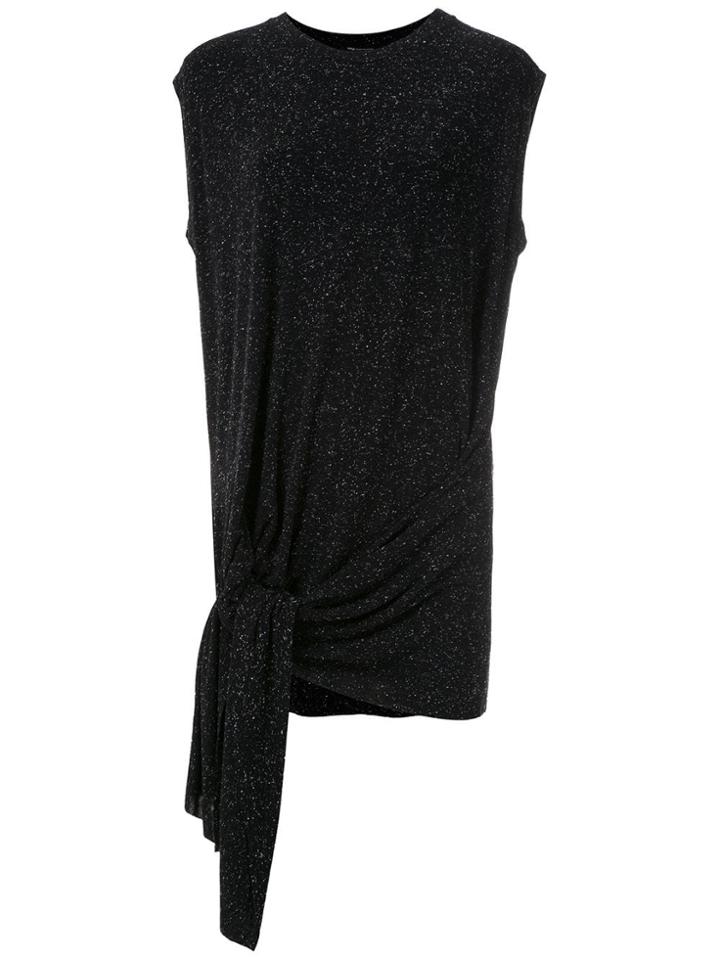 Uma Raquel Davidowicz Camden Textures Sleeveless Blouse - Black