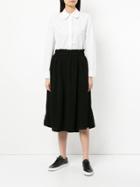 Comme Des Garçons Vintage Midi Knitted Skirt - Black