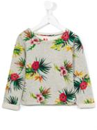 American Outfitters Kids Floral Sweatshirt, Girl's, Size: 10 Yrs, Grey