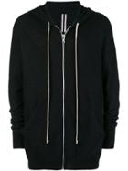 Rick Owens Hooded Zipped Jacket - Black