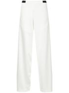 Christopher Esber Wide Leg Straight Trousers - White