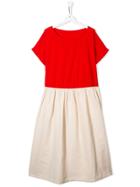 Little Creative Factory Kids Teen Babydoll Styled Dress - Red