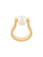 Chloé Pearl Cocktail Ring - White
