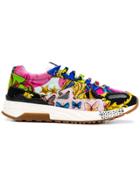 Versace Multi-pattern Sneakers - Multicolour