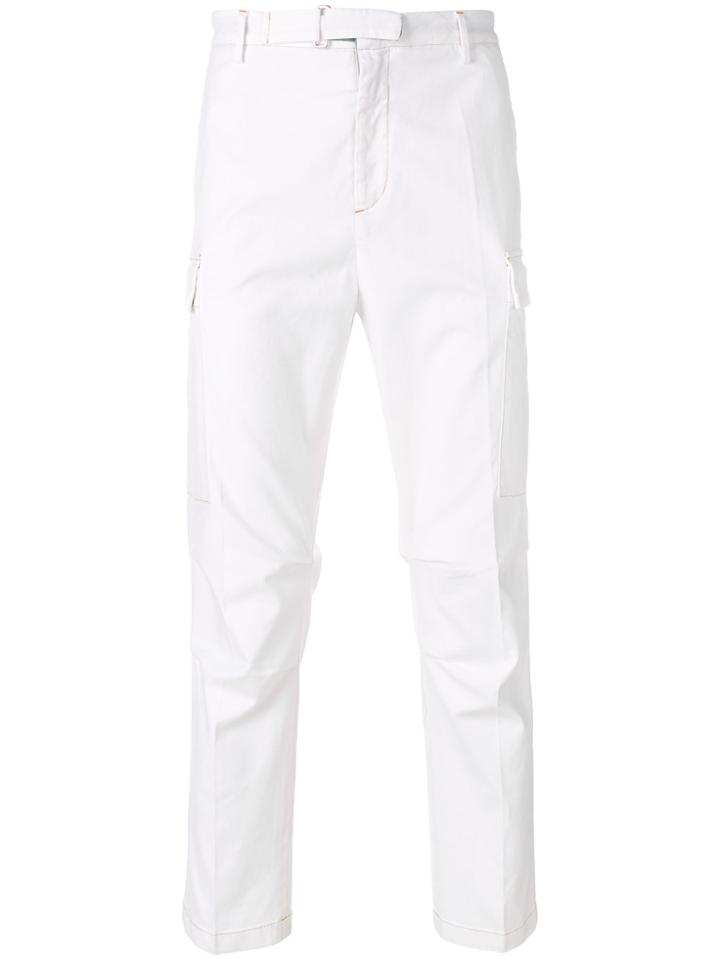 Entre Amis Cropped Jeans - White