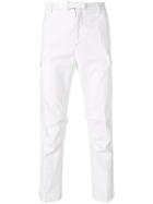 Entre Amis Cropped Jeans - White