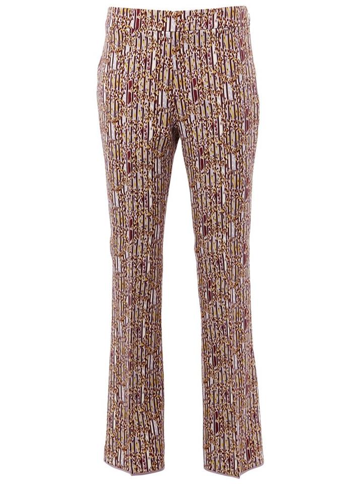 Giambattista Valli Geometric Print Flared Trousers