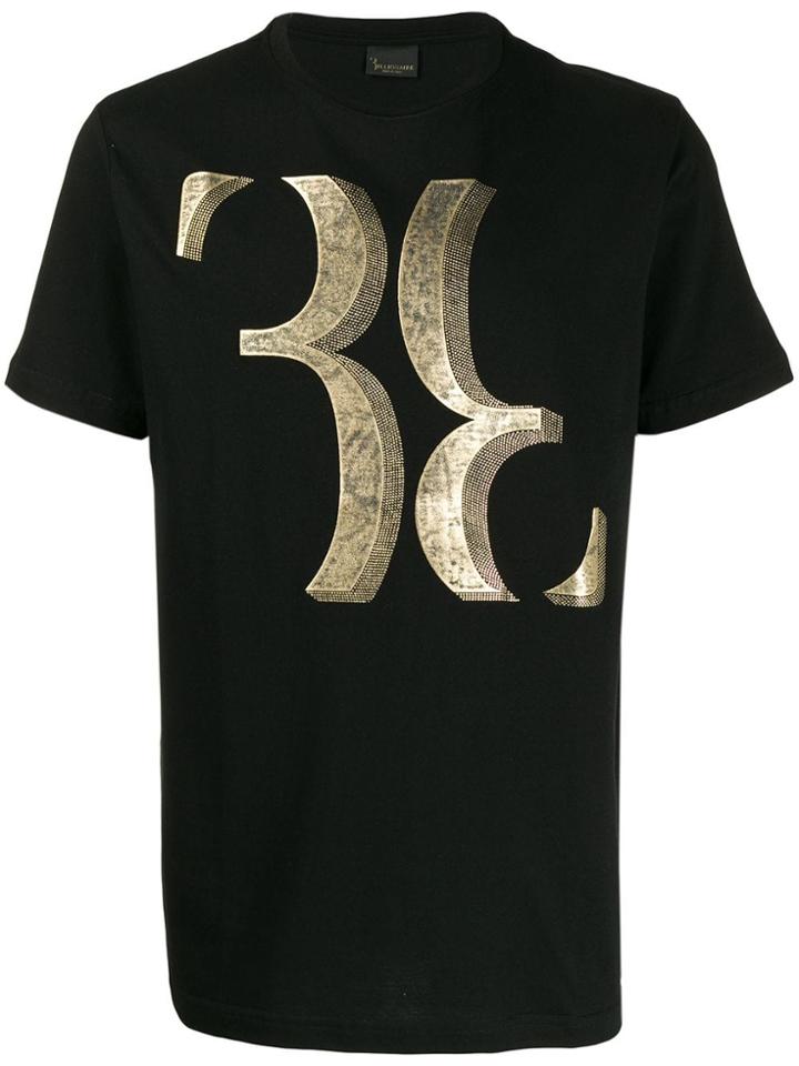 Billionaire Embroidered T-shirt - Black
