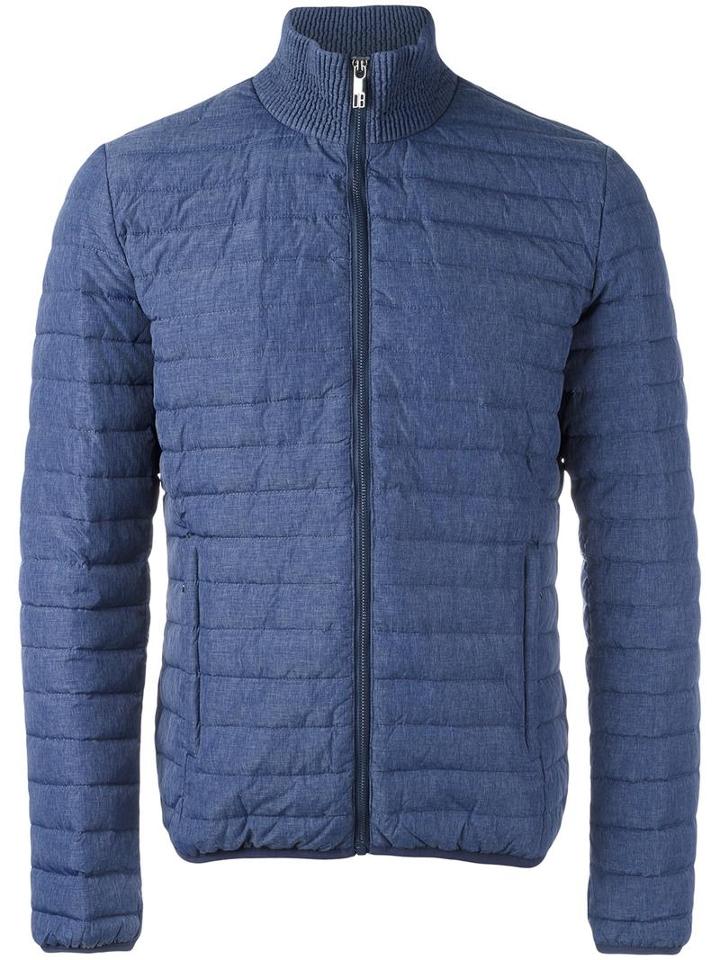 Dirk Bikkembergs Padded Jacket, Men's, Size: 50, Blue, Polyamide/polyester/polyimide/feather Down