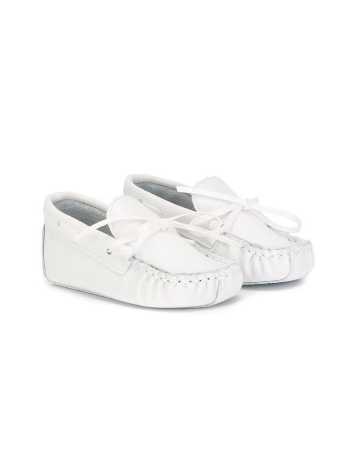 Il Gufo Newborn Crib Shoes, Boy's, Size: 17, White