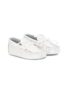 Il Gufo Newborn Crib Shoes, Boy's, Size: 17, White