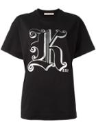 Christopher Kane Gothic K T-shirt, Women's, Size: Xs, Black, Cotton