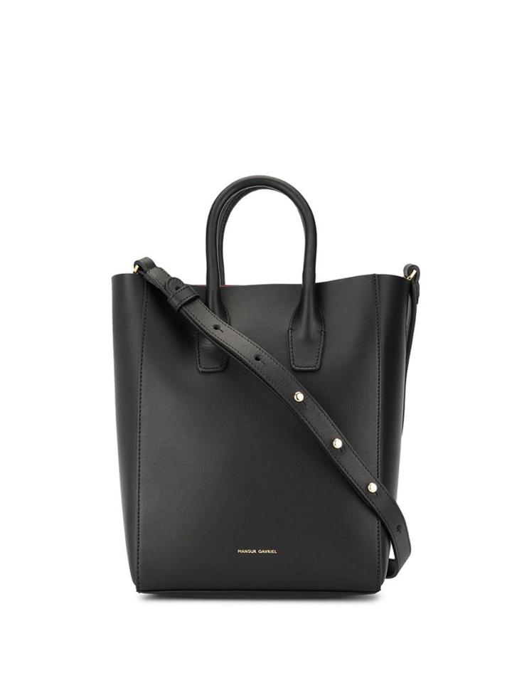 Mansur Gavriel Mini North South Tote - Black