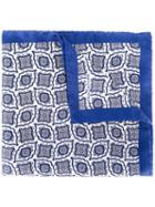 Tagliatore - Pochette Pocket Square - Men - Silk - One Size, Blue, Silk