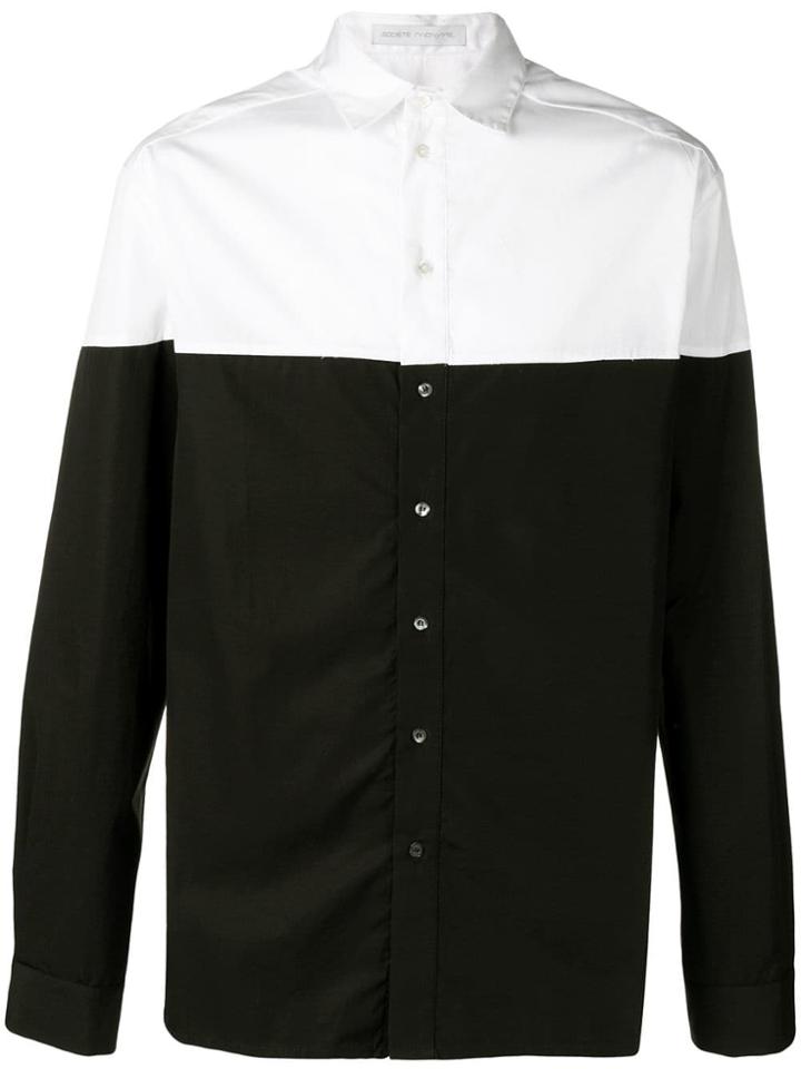 Société Anonyme Two Tone Shirt - Black