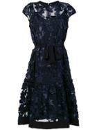 Cavalli Class Floral Tie Waist Dress - Blue