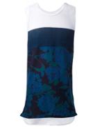 Longjourney The Webster X Longjourney Colour Block Vest, Men's, Size: S, Blue, Cotton/rayon