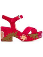 Laurence Dacade Nadine Sandals - Red