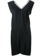 Ann Demeulemeester Open Back Dress, Women's, Size: 38, Black, Silk