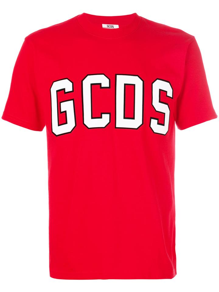 Gcds Logo T-shirt - Red