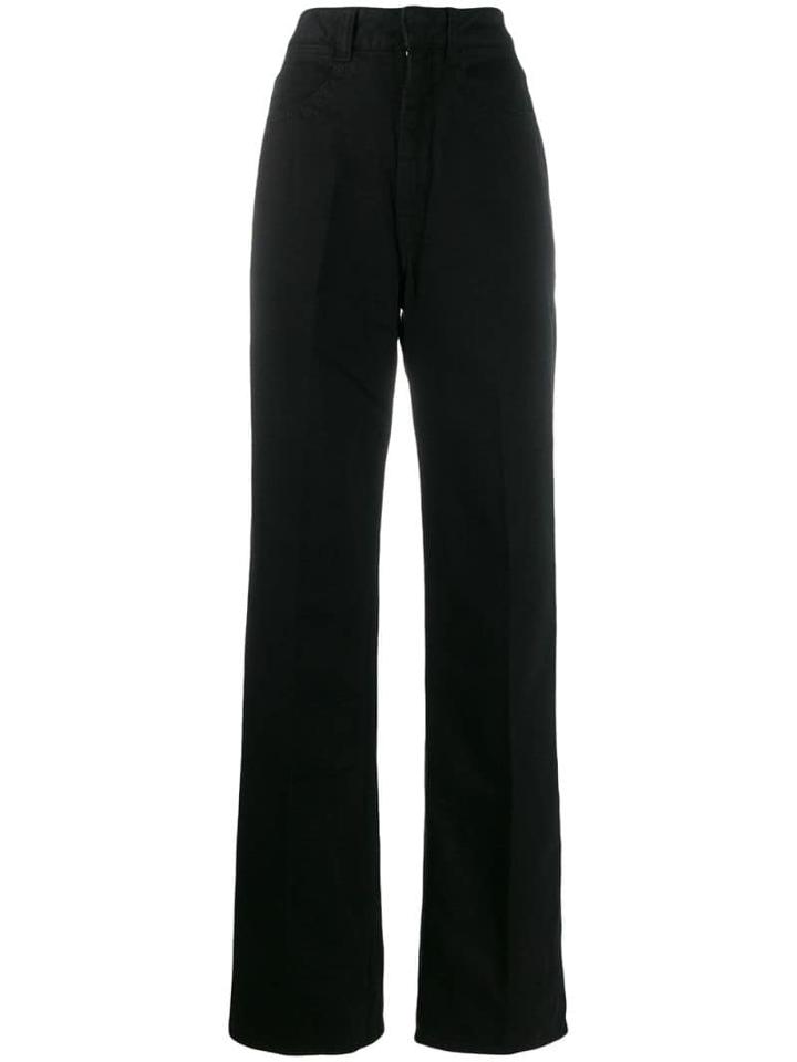 Lemaire High-waisted Trousers - Black