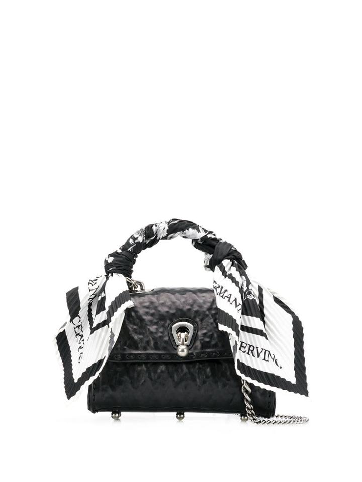 Ermanno Scervino Scarf Detail Bag - Black