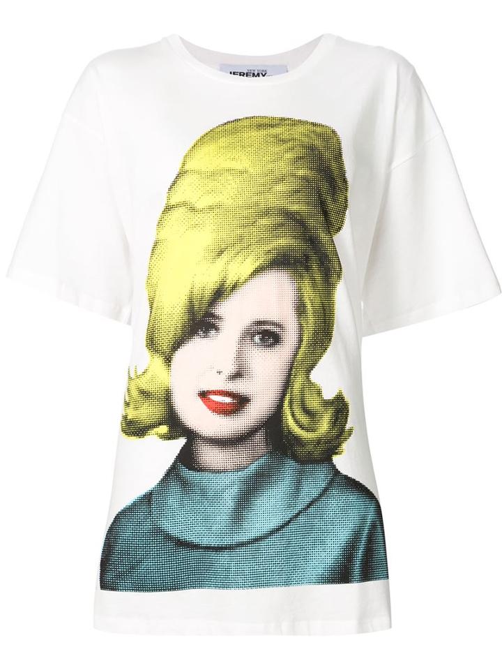 Jeremy Scott Pop Art Print Oversized T-shirt