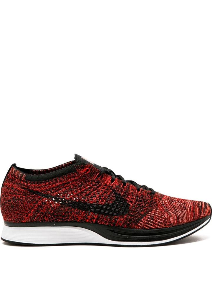 Nike Flyknit Racer Sneakers - Red