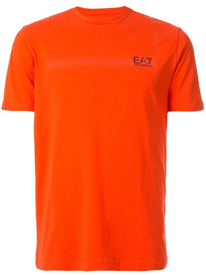 Ea7 Emporio Armani Logo T-shirt - Orange