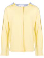 Comme Des Garçons Shirt Colour Block Raw Seam Sweatshirt - Yellow &