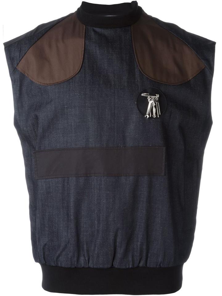 J.w.anderson Patched Denim Tank Top