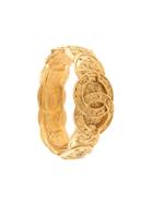 Chanel Pre-owned 1996 Cc Logos Bangle - Gold