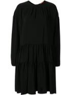 Nº21 Flared Zip-up Dress - Black