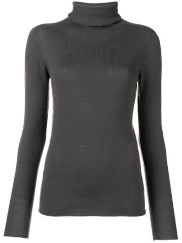 Mantu Roll Neck Sweater - Grey