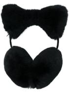 Liska Over The Head Bow Ear Plugs - Black