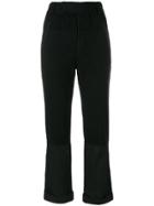 Haider Ackermann High Waist Straight Trousers - Black
