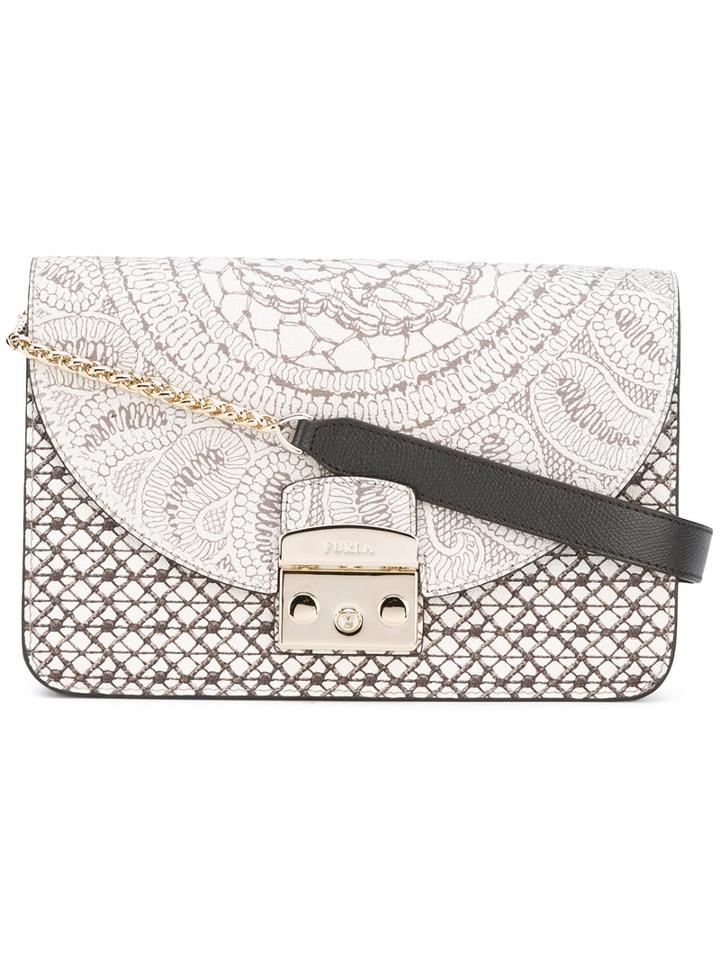 Furla - Metropolis Shoulder Bag - Women - Leather - One Size, Women's, White, Leather