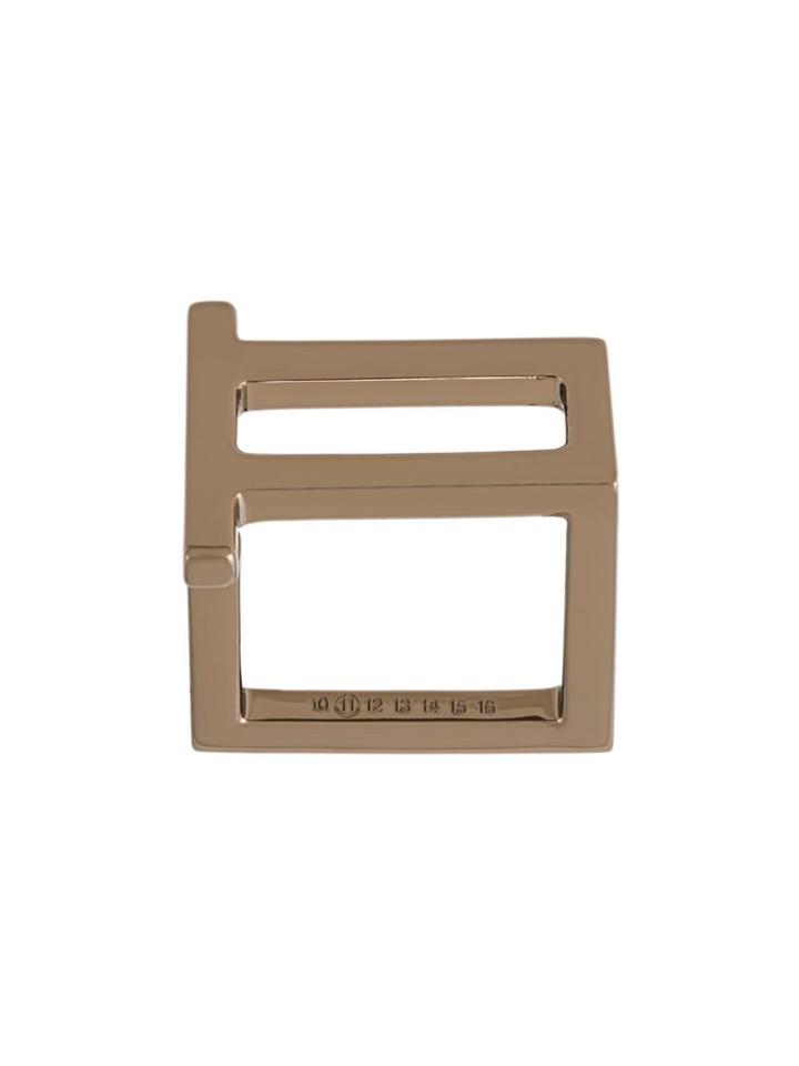 Maison Margiela Gemstone Detail Geometric Ring