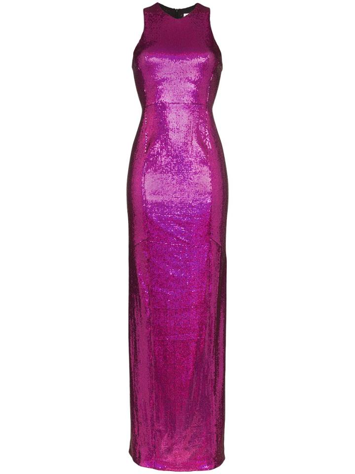 Galvan Sequin-embellished Gown - Pink