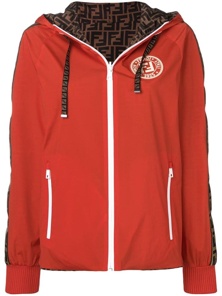Fendi Reversible Hooded Jacket - Red