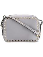 Valentino Valentino Garavani Rockstud Camera Crossbody Bag - Grey