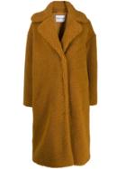 Stand Studio Oversized Shearling Coat - Brown