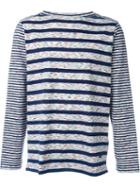 Missoni Digital Print Breton Sweater, Men's, Size: Xl, White, Cotton
