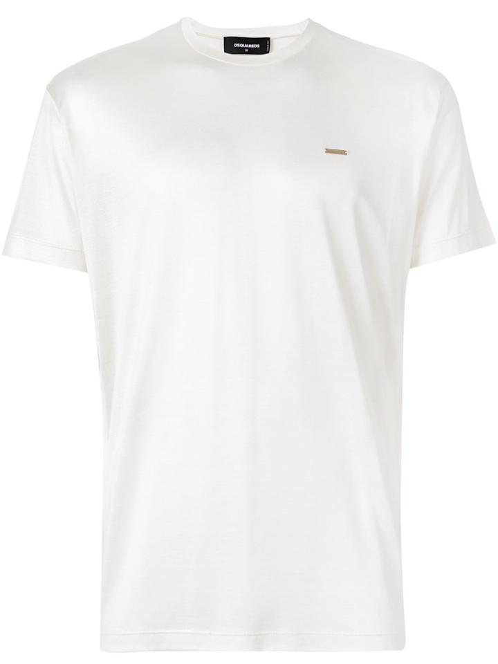 Dsquared2 Logo Plaque T-shirt - White